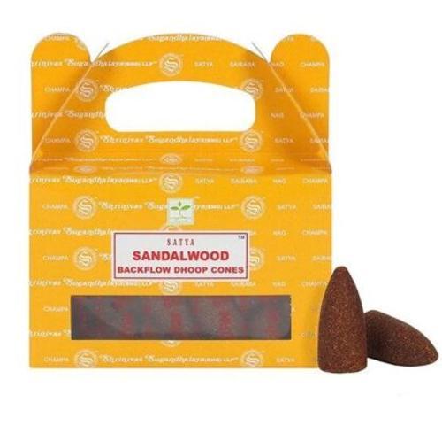 Backflow Dhoop Cones - Satya Sandalwood