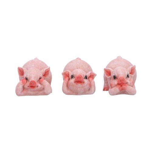 Three Wise Playful Pigs 8.4cm - Nemesis Now