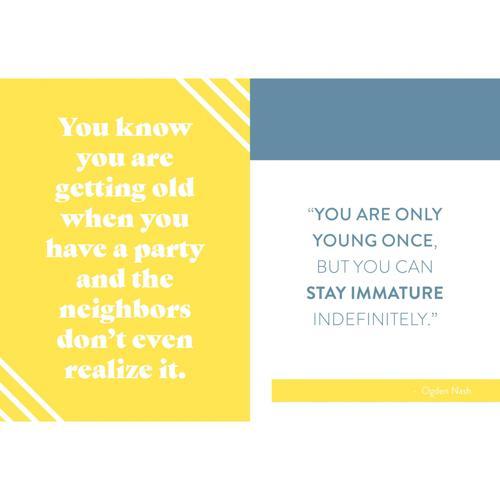 21: Adult-ish Now Funny Quote Pocket Book - Pack of 6