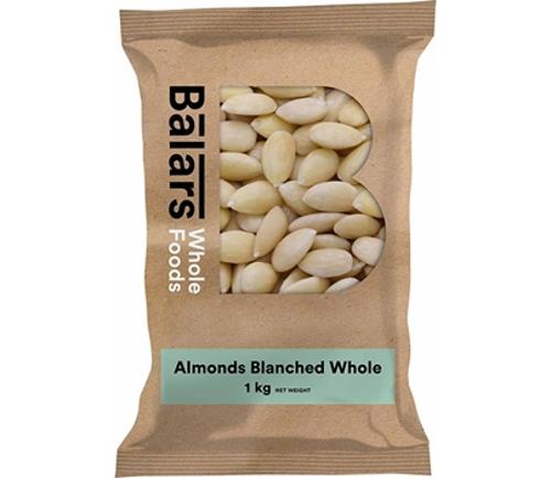 ALMONDS BLANCHED WHOLE 1KG - Balars