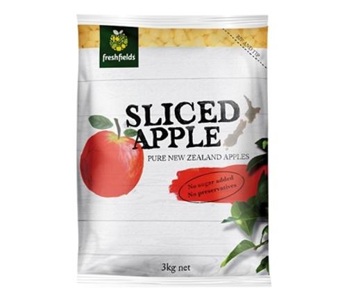 APPLES SLICED POUCH 3KG - Fresh Fields