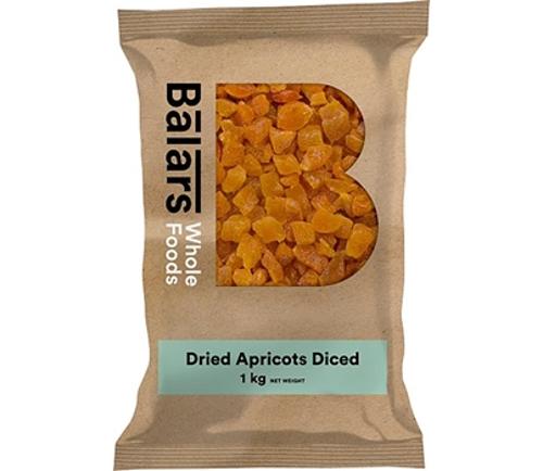 APRICOTS DRIED DICED 1KG - Balars