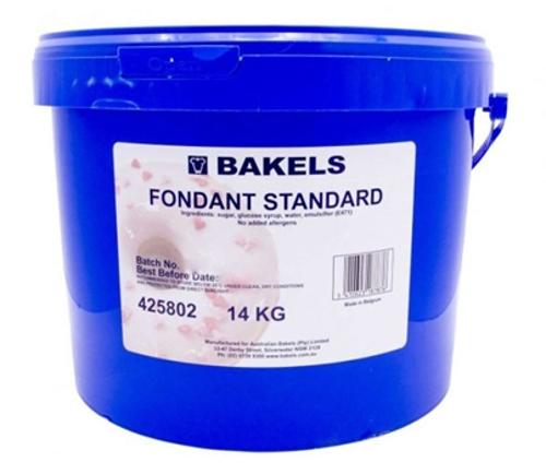 FONDANT WHITE STD 14KG - Bakels