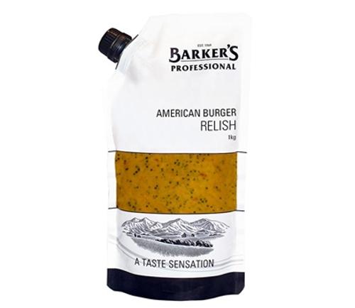 RELISH AMERICAN BURGER 1KG - Barkers