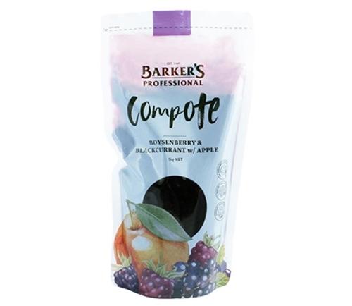 COMPOTE BOYSENBERRY & BLACK CURRENT APPLE 1KG - Barkers