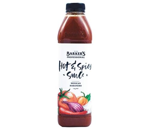SAUCE MEXICAN HABANERO 1.10KG - Barkers