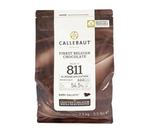 CHOCOLATE CALLETS DARK 54.5% 2.5KG - Callebaut