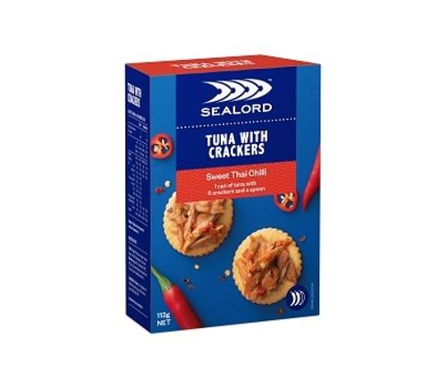CRACKERS WITH TUNA SWEET THAI CHILLI 111GM - Sealord