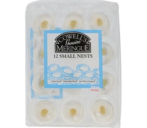 MERINGUE NESTS SMALL 12s - Cowells