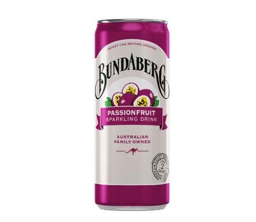 DRINK SPARKLING PASSION FRUIT 250ML 24s - Bundaberg