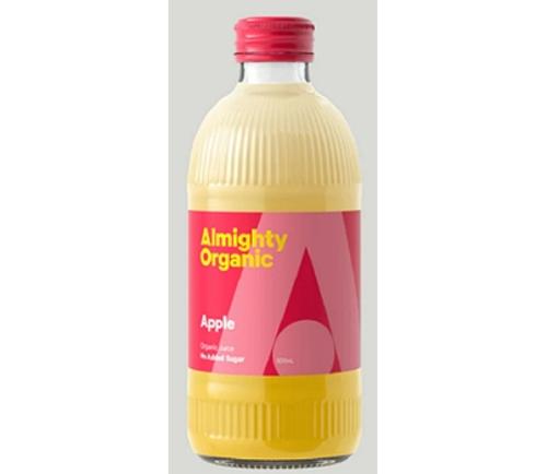 JUICE APPLE ORGANIC 300ML 12s - Almighty