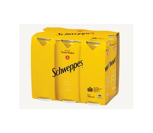 SCHWEPPES TONIC WATER 250ML CAN 24s - Schweppes