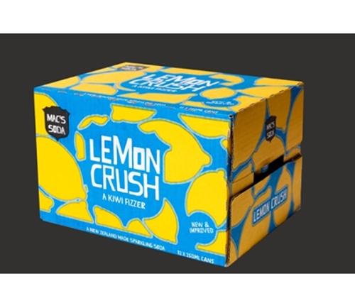 SODA LEMON CRUSH 250ML 12S - Macs