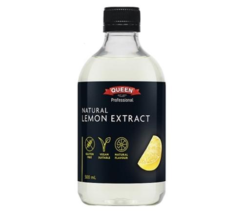 EXTRACT NATURAL LEMON 500ML - Queen