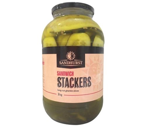 GHERKINS SANDWICH STACKERS 2KG - Sandhurst