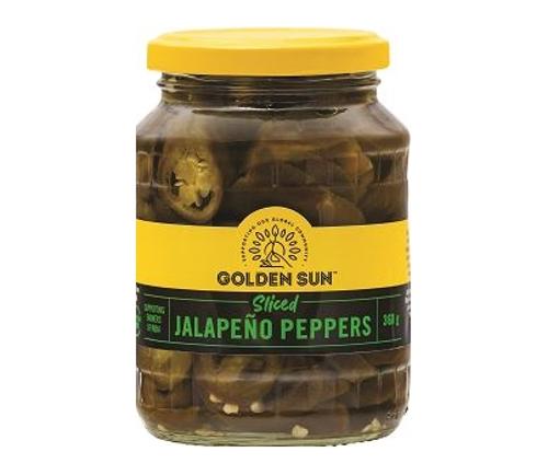JALAPENO PEPPERS SLICED 360GM - Golden Sun
