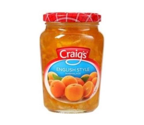 JAM MARMALADE BREAKFAST 375GM - Craigs