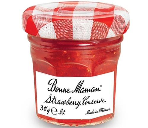 JAM STRAWBERRY PRESERVES 30GM 60s - Bonne Maman