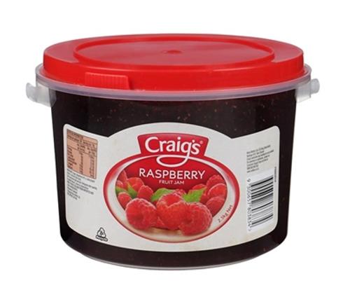 JAM RASPBERRY 2.5KG - Craigs
