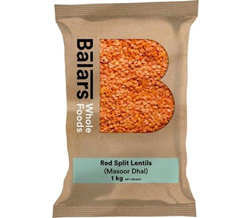 LENTILS RED SPLIT MASOOR 1KG - Balars