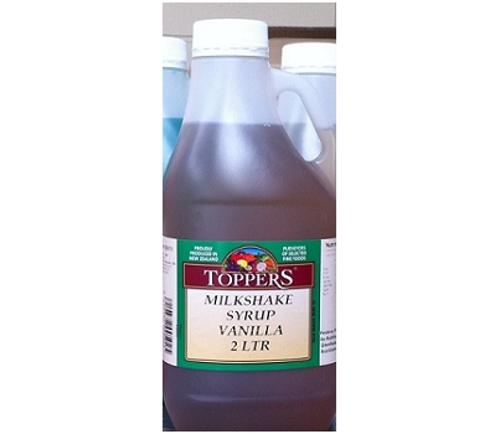 MILKSHAKE SYRUP VANILLA 2L - Toppers