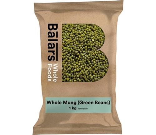 MUNG WHOLE GREEN 1KG - Balars