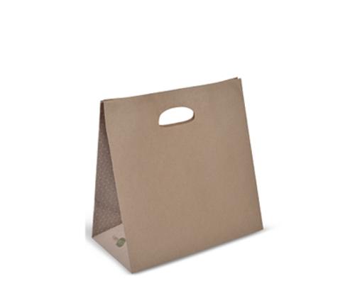BAGS PAPER D 280X280X150MM BROWN 500s - Detpak