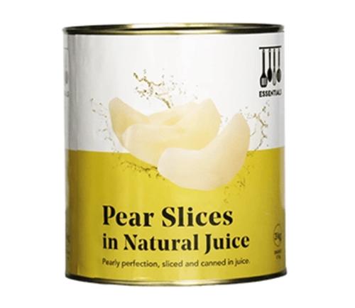 PEAR SLICES IN NATURAL JUICE A10 - Essentials