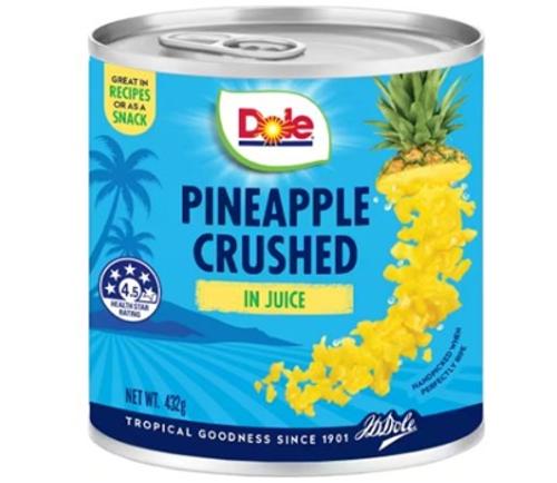 PINEAPPLE CRUSHED IN JUICE 3KG - Dole