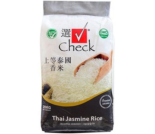 RICE JASMINE THAI 20KG - Check
