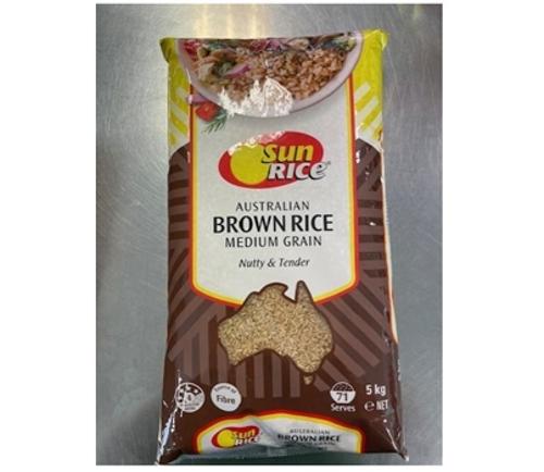 RICE BROWN CALROSE MEDIUM GRAIN 5KG - Sun Rice