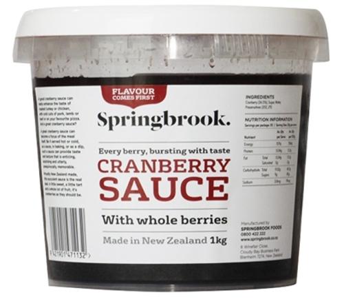 SAUCE CRANBERRY 1.1KG - Springbrook
