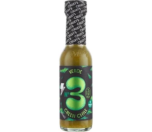 SAUCE HOT GREEN CHILE VERDE NO.3 150ML - Culley's