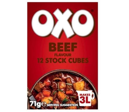 STOCK BEEF CUBES 71GM - Oxo