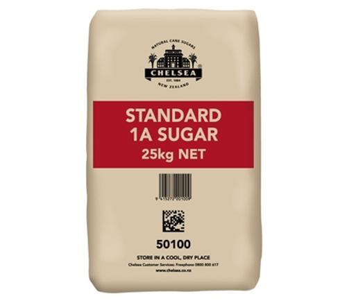 SUGAR STANDARD 1A WHITE PLAIN 25KG - Chelsea