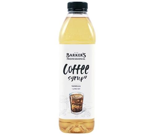 SYRUP COFFEE VANILLA 1L - Barkers