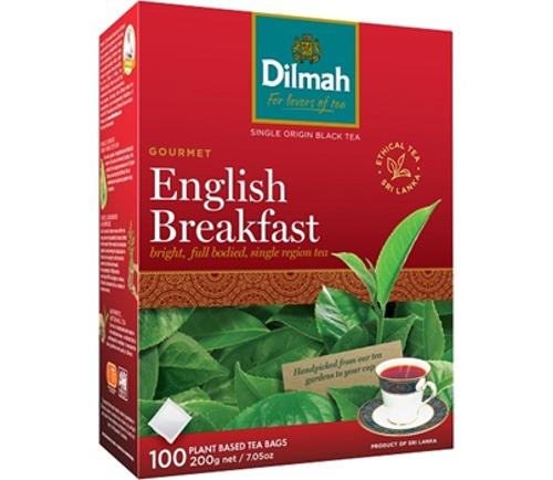 TEA ENGLISH BREAKFAST 100 BAGS TAGLESS - Dilmah