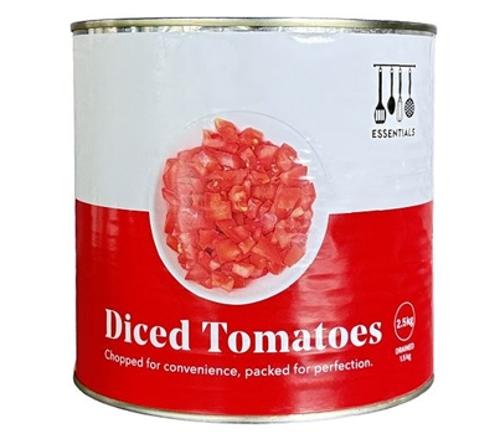 TOMATOES DICED A9 2.5KG - Essentials
