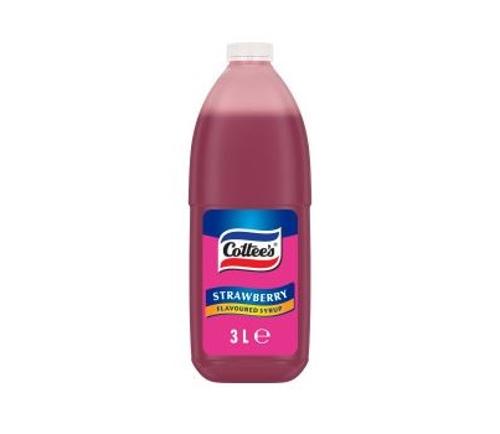TOPPING STRAWBERRY SYRUP 3L - Cottee's