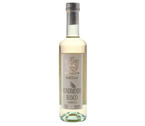 VINEGAR WHITE BALSAMIC 500ML - Emiliani