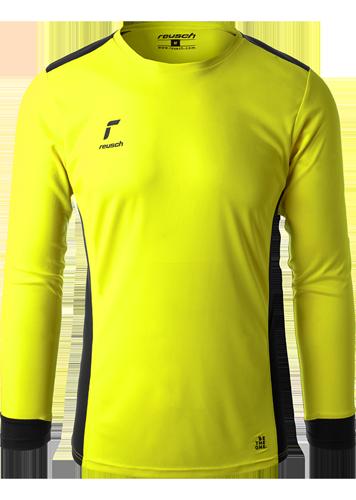 Reusch Match Longsleeve Padded Jersey - Safety Yellow/Black - XX Large