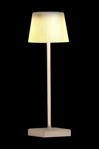 Ribbed Cordless Table Lamp