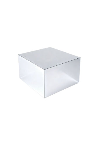 Mirrored Acrylic Table Riser - Silver