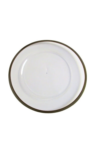 Electro Rim Charger Plate Plastic (Set of 12)