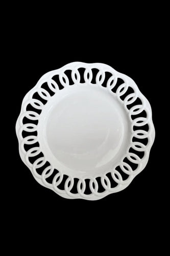 'Lace' Glass Charger Plate - Size 30cmD
(Set of 12)