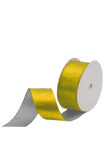 Wired Edge Metallic 2-Tone Ribbon - Size 50mm × 50yd (45.7m)
