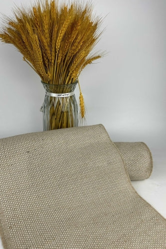 Jute / Cotton Table Runner - Size 30cm × 2.75m (3YD)