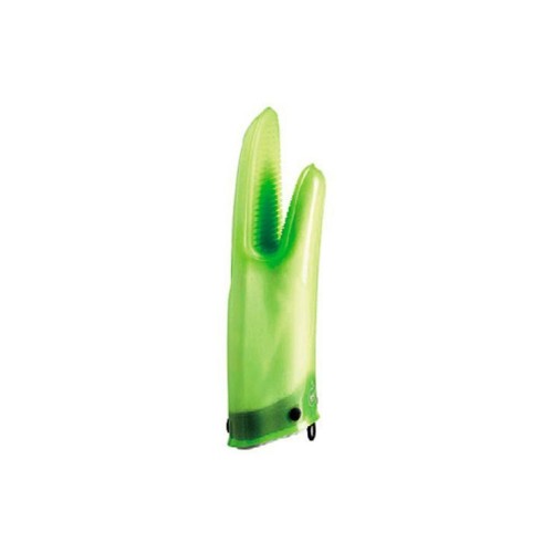 Mitt - Silicone & Cotton - Green