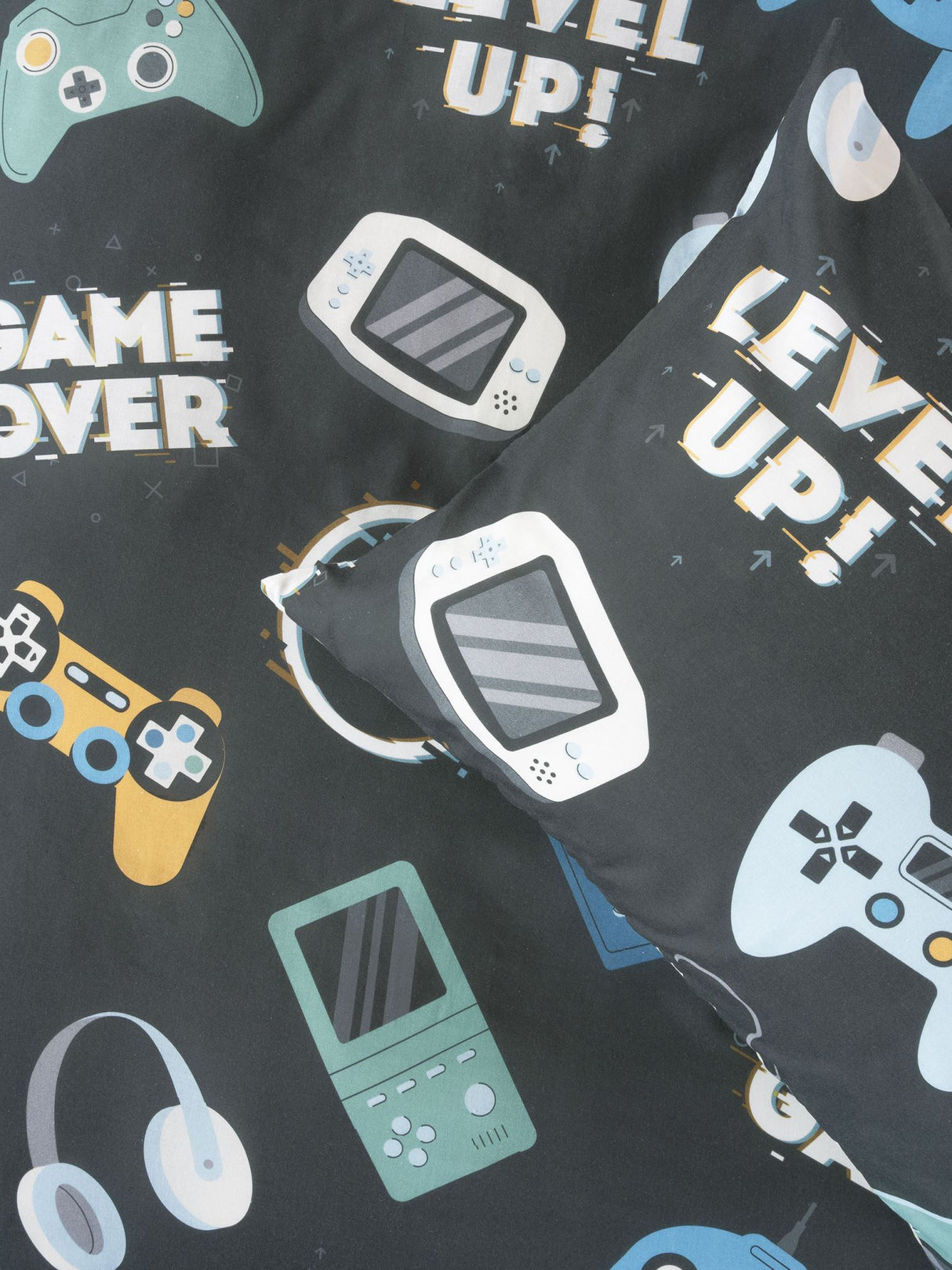 Single - Game Over Duvet Cover Set by Squiggles