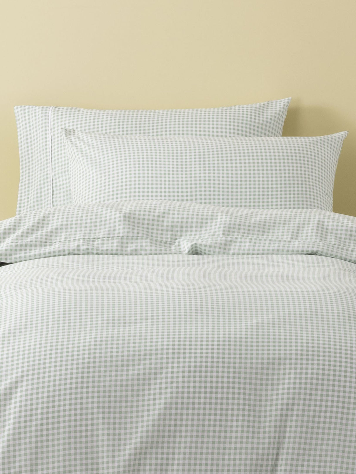 Jagger Duvet Cover Set by Squiggles - Double - Sage